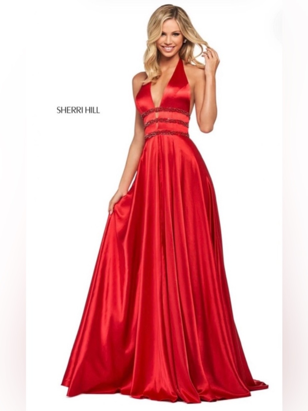Sherri Hill 53833
Red Prom, Pageant, Bridal Dress Stored in Dress Bag Trending